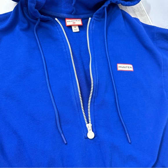 Hunter Target Collab Royal Blue Hooded Romper Women's Small Beachy Pockets M - Picture 7 of 13